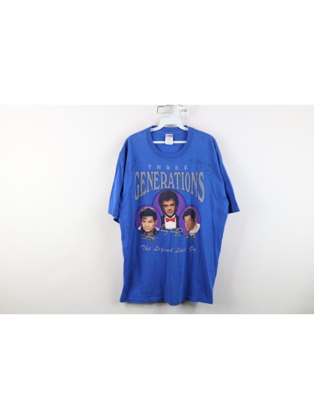 Vtg Y2K 2001 Mens XL Autographed Michael Twitty Conway Tre Twitty Band T-Shirt